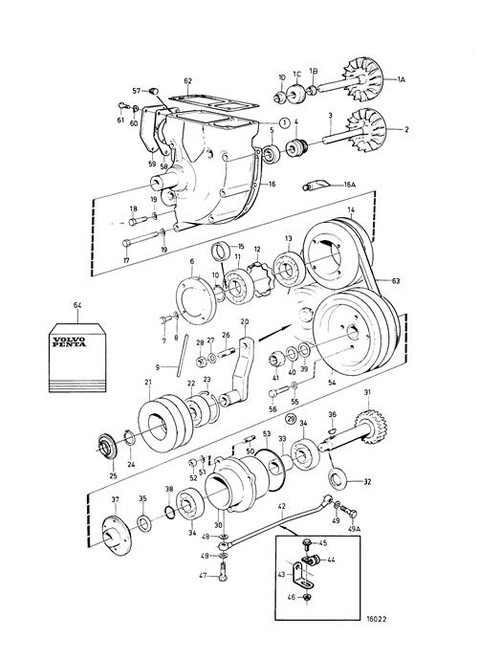 Gasket - Volvo Penta (423351)