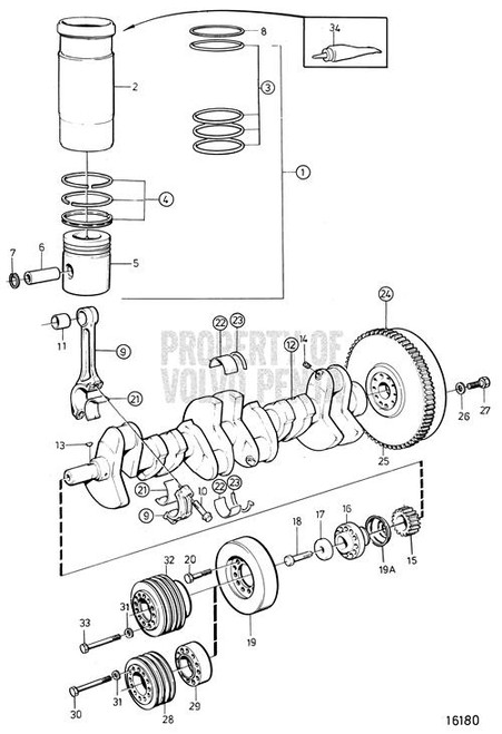 Adjusting Washer(V2) - Volvo Penta (468271)