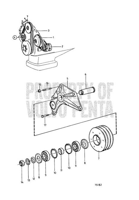 Castle Nut(V2) - Volvo Penta (478955)