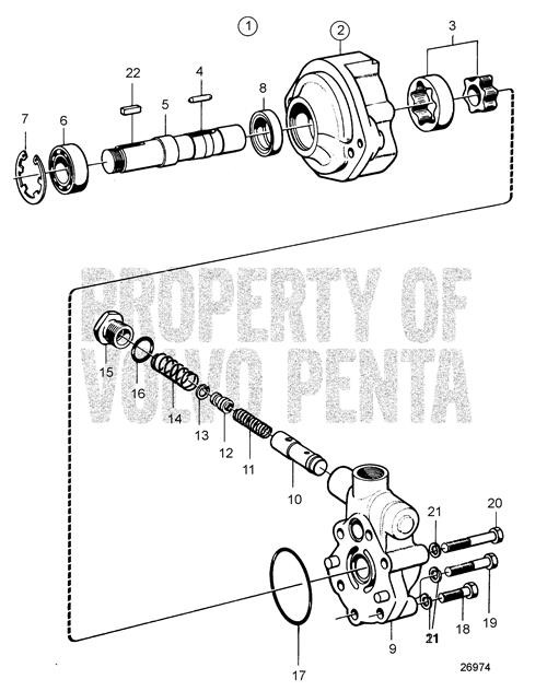 Sealing Ring(V2) - Volvo Penta (6631727)