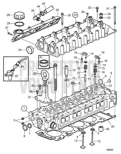 Valve Cover (V2) - Volvo Penta (78490819)