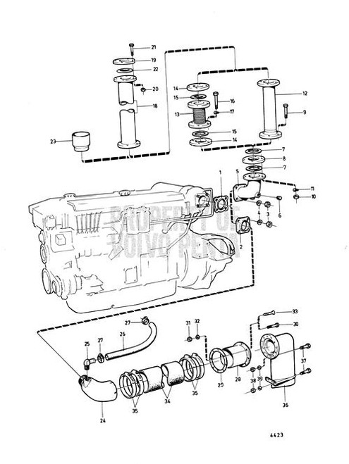 Flange(V2) - Volvo Penta (807625)