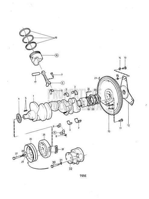 Piston Ring Kit(V2) - Volvo Penta (826470)
