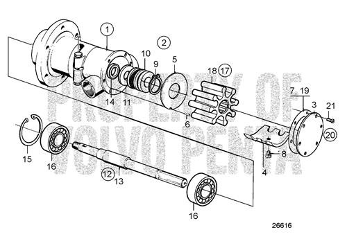 Sea Water Pump(V2) - Volvo Penta (837370)