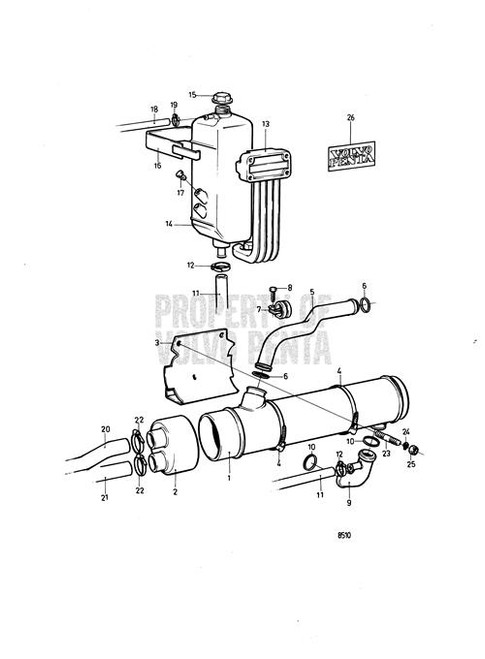 Cap(V2) - Volvo Penta (838897)