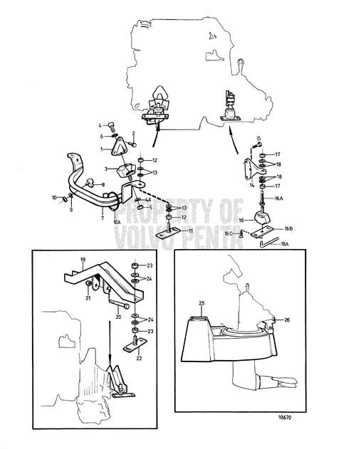 Engine Mounting(V2) - Volvo Penta (840701)