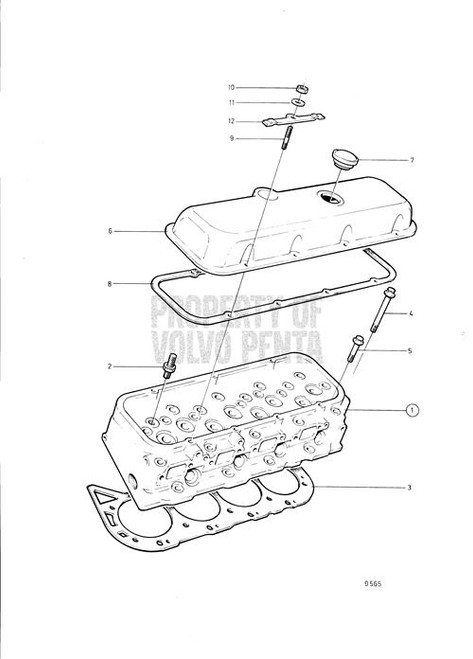 Flange Screw(V2) - Volvo Penta (841113)