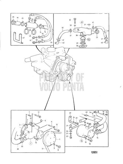 Clamp - Volvo Penta (841307)