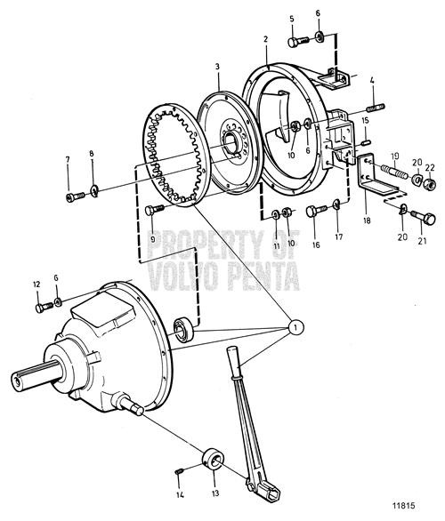 Companion Flange(V2) - Volvo Penta (842038)