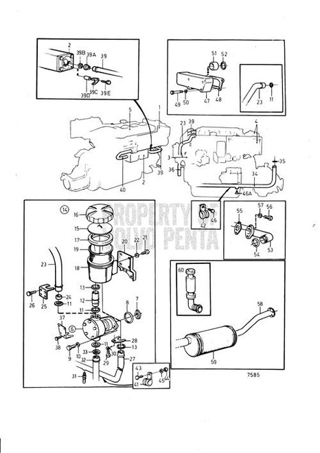 Bracket(V2) - Volvo Penta (842742)