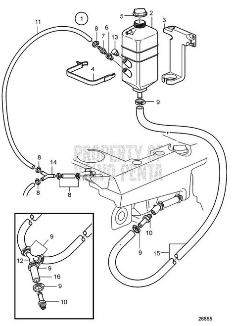 Clamp - Volvo Penta (843266)