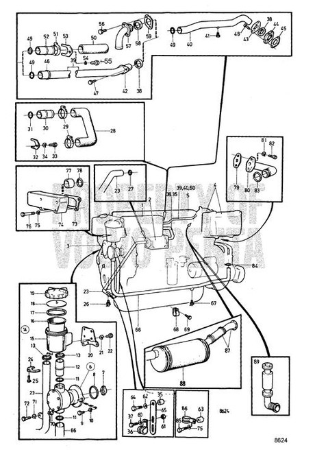 Flange(V2) - Volvo Penta (845821)