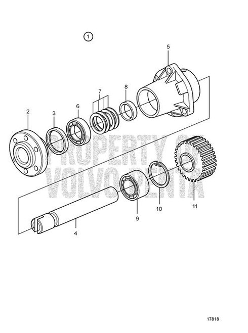 Cable Attachment(V2) - Volvo Penta (850182)