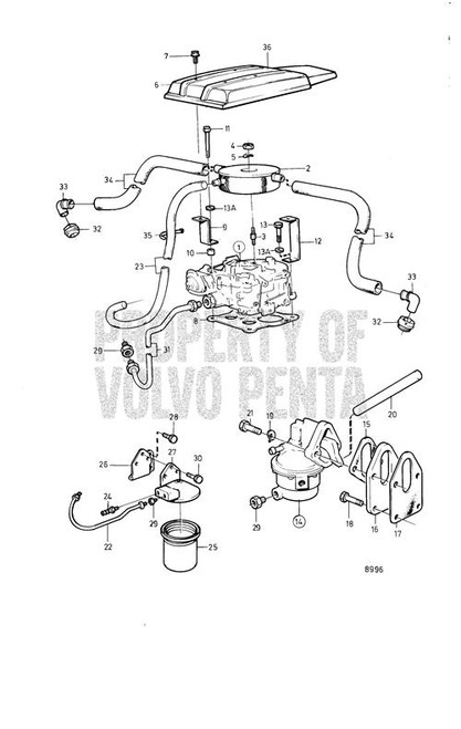 Gasket - Volvo Penta (856676)