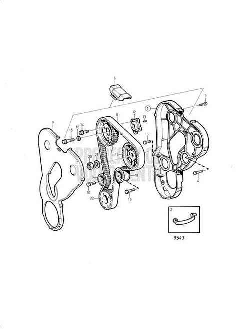 Bracket(V2) - Volvo Penta (859758)