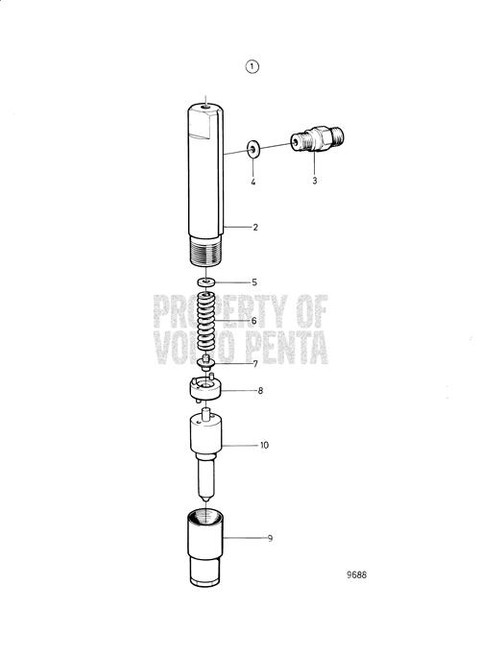 Adjusting Washer(V2) - Volvo Penta (860300)