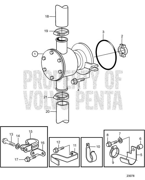 Bracket(V2) - Volvo Penta (860969)