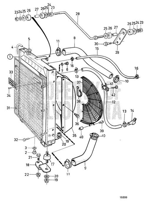 Bracket(V2) - Volvo Penta (862906)