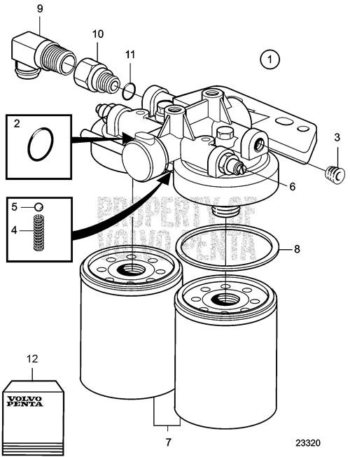 Fuel Filter - Volvo Penta (864315)