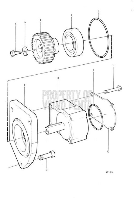 Support Bearing(V2) - Volvo Penta (864499)