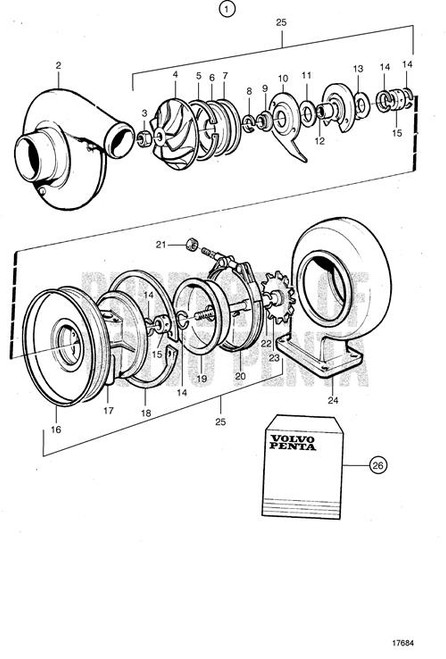 Overhaul Kit(V2) - Volvo Penta (865874)