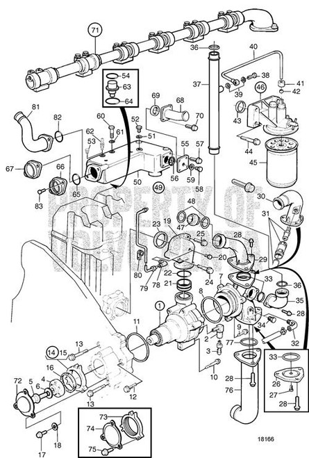 Connecting Pipe(V2) - Volvo Penta (866131)