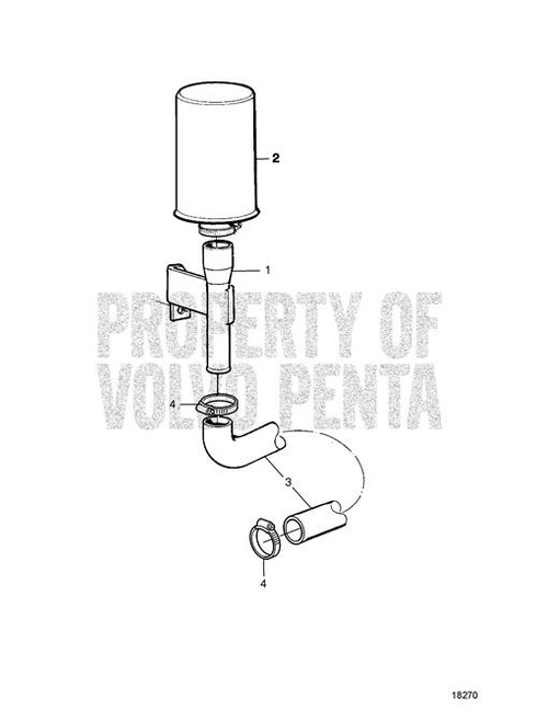 Water Pipe(V2) - Volvo Penta (866522)