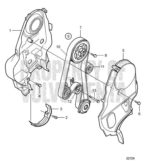 Idler Pulley(V2) - Volvo Penta (8692561)