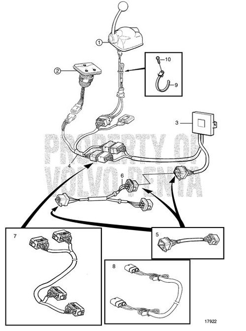 Cable Kit - Volvo Penta (874148)