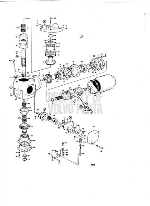 Rubber Bellows - Volvo Penta (875512)