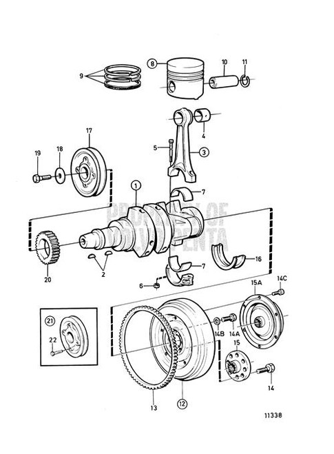 Piston Ring Kit(V2) - Volvo Penta (876116)