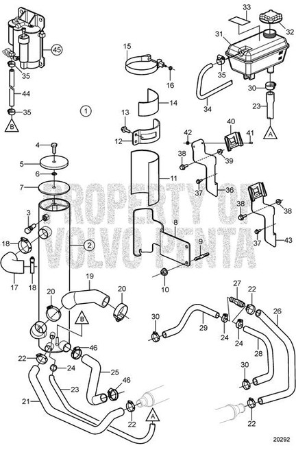 Bracket(V2) - Volvo Penta (888357)