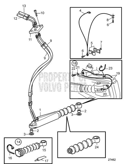 Hydraulic Hose(V2) - Volvo Penta (888636)
