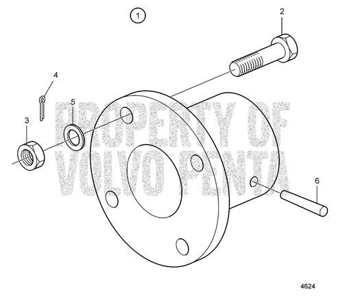 Taper Pin(V2) - Volvo Penta (907617)