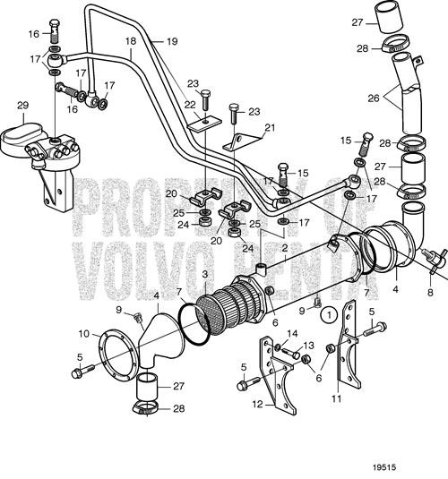 Clamp(V2) - Volvo Penta (942421)