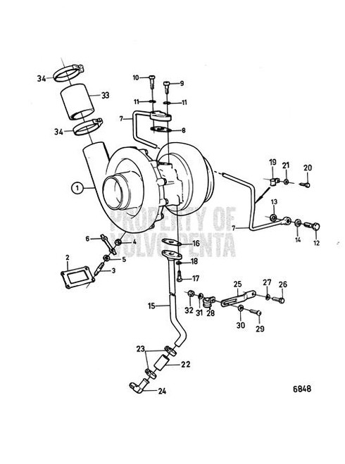 Hose(V2) - Volvo Penta (944378)