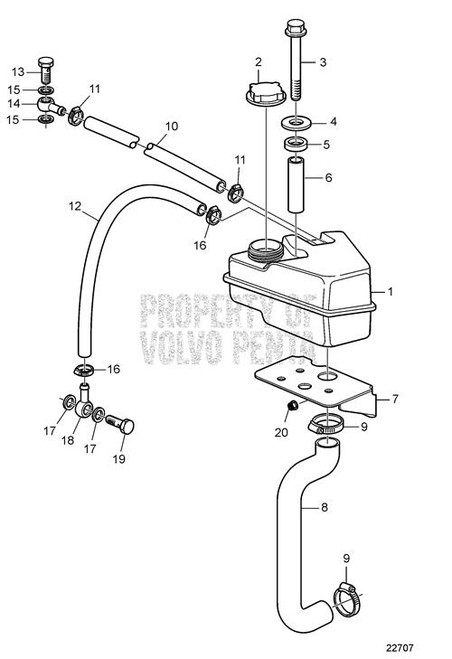 Filler Cap(V2) - Volvo Penta (9445462)