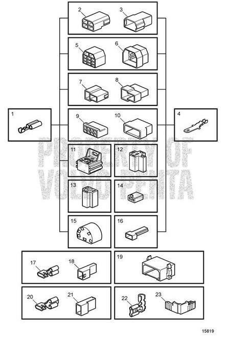 Cable Terminal - Volvo Penta (949405)