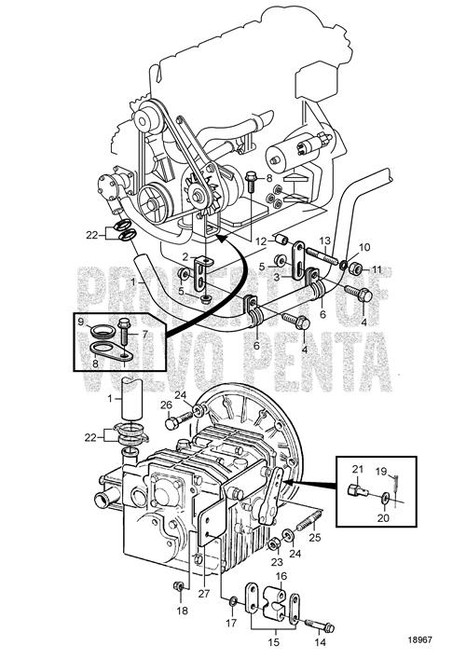 Stud(V2) - Volvo Penta (953288)