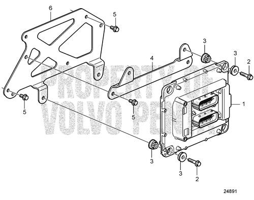 Screw - Volvo Penta (955274)