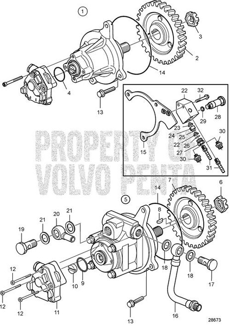 Hex. Socket Screw(V2) - Volvo Penta (959259)