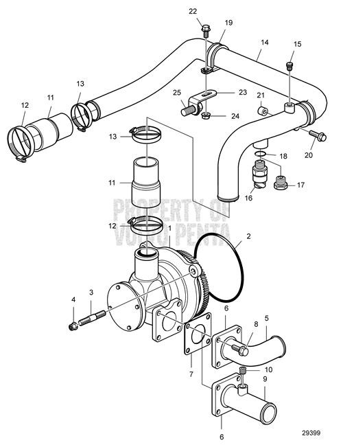 Flange Screw(V2) - Volvo Penta (966356)