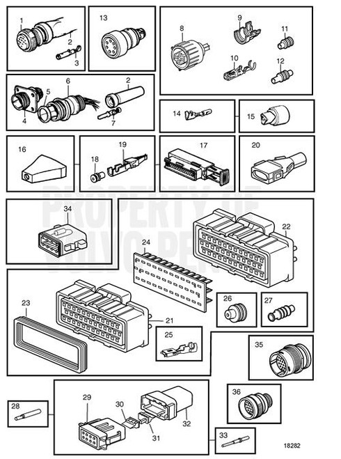 Cable Terminal - Volvo Penta (970779)