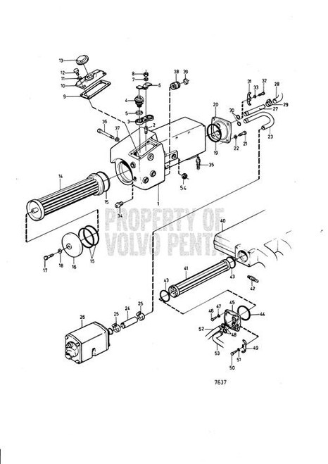 Hexagon Screw - Volvo Penta (970965)