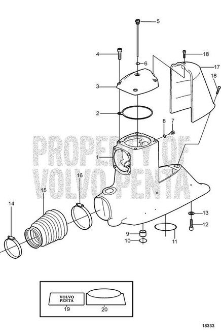 Hex. Socket Screw, Volvo Penta (V2) - Volvo Penta (982298)