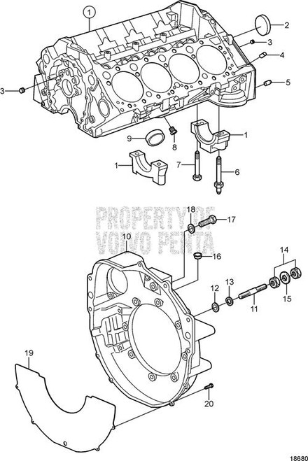 Stud Volvo Penta - Volvo Penta (982675)