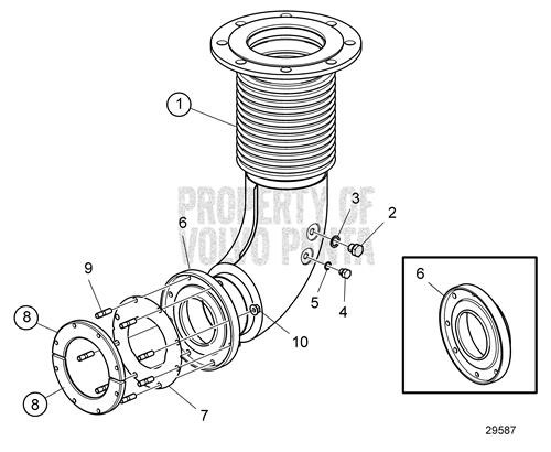 Nut Retainer(V2) - Volvo Penta (983048)