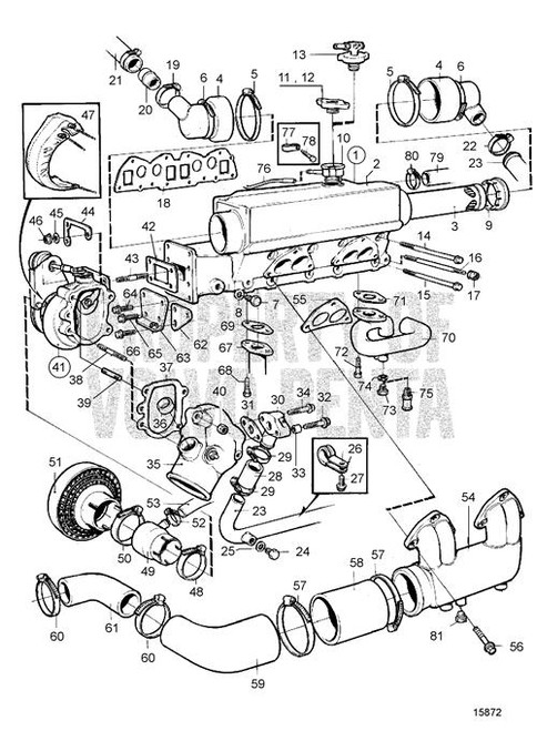 Flange Screw (V2) - Volvo Penta (984748)