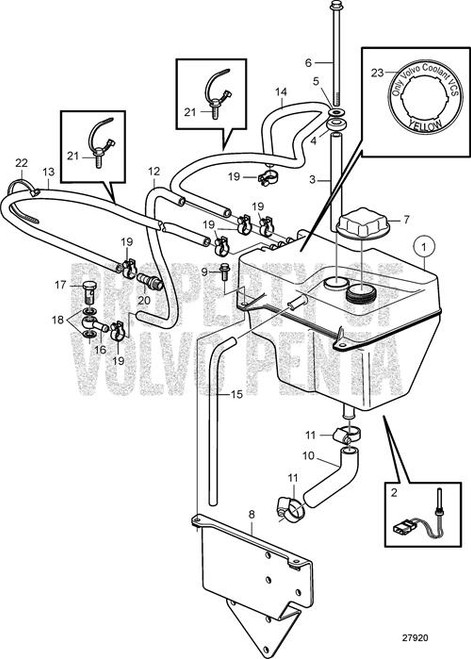 Spacer Sleeve(V2) - Volvo Penta (993301)