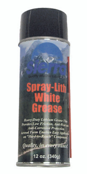 12Ounce. WHITE LITHIUM SPRAY*Limited* (118-9730-1)